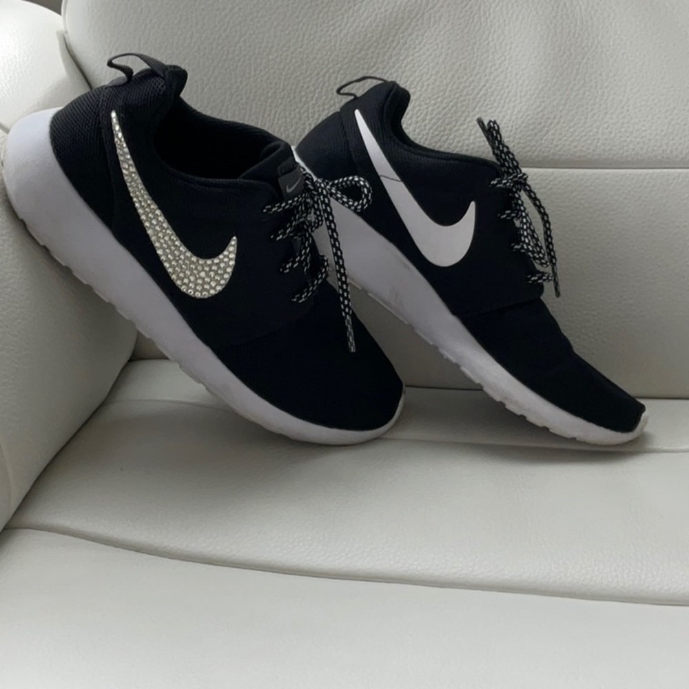 Nike sneakers with bling!  Size 7